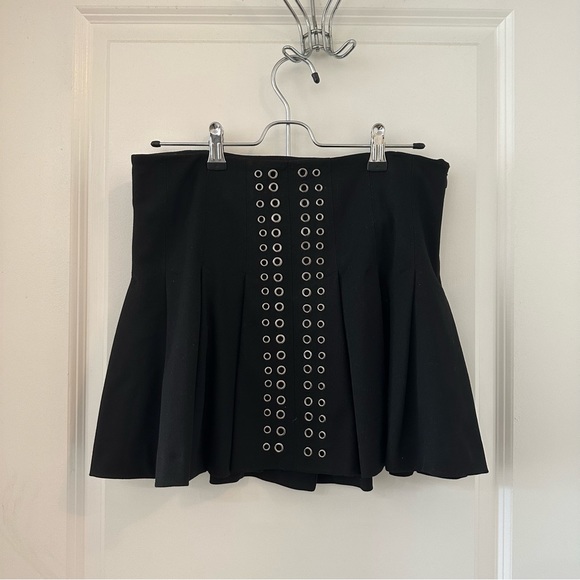 Zara Black Pleated Mini Skirt - Picture 1 of 1